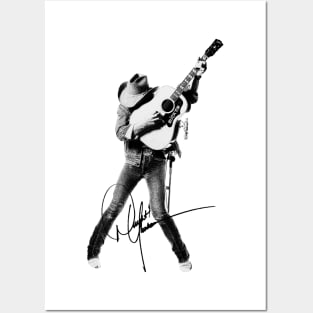 vintage dwight yoakam pen sketch shirt design Posters and Art